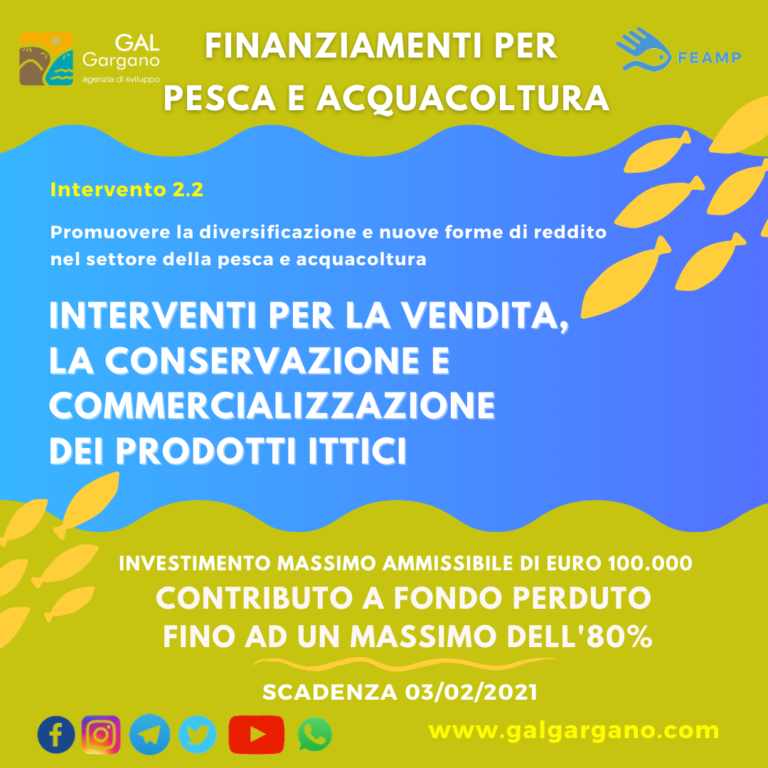 “Promuovere la diversificazione e nuove forme di reddito nel settore della pesca e acquacoltura “Promuovere la diversificazione e nuove forme di reddito nel settore della pesca e acquacoltura