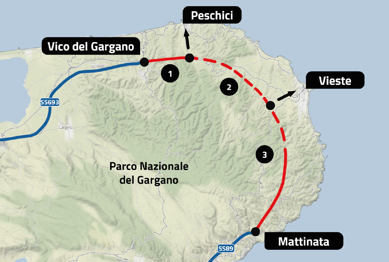 La superstrada del Gargano si farà! Mega progetto da 850 milioni per  collegare Mattinata, Vieste, fino a Vico del Gargano