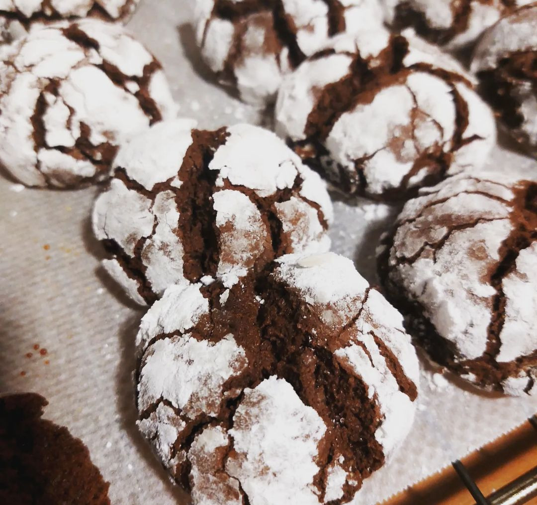Crinkles cookies al cioccolato