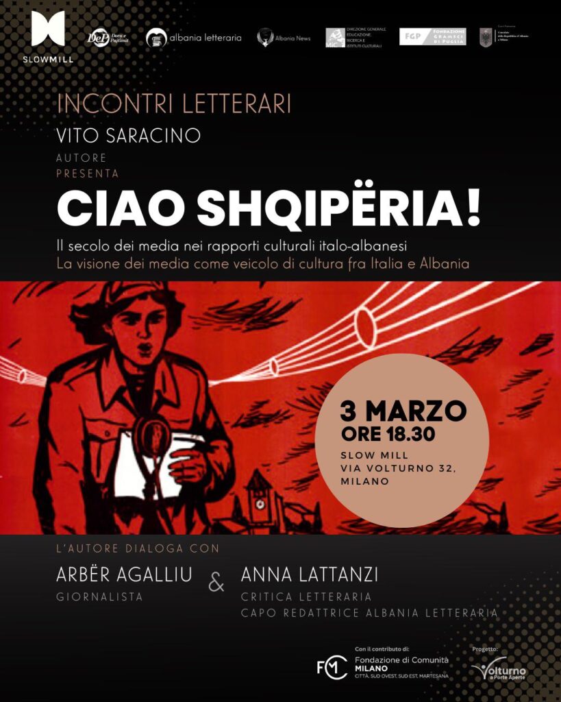 Vito Saracino presenta il suo libro Ciao Shqipëria! a Milano