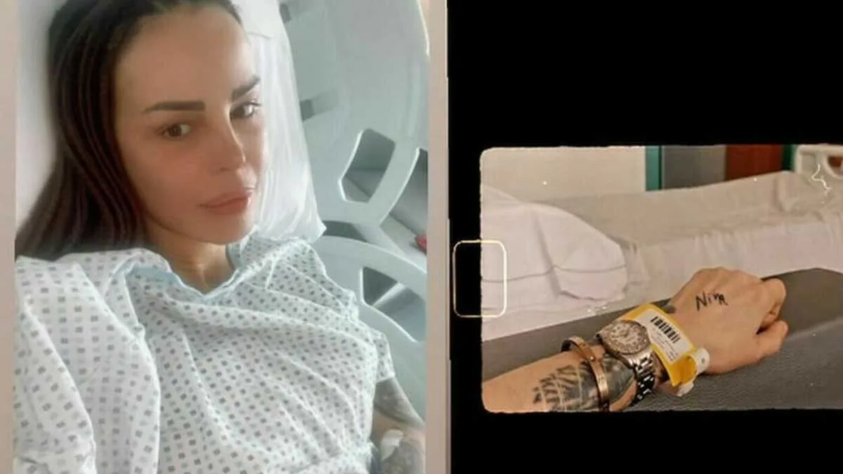 foto nina moric ospedale