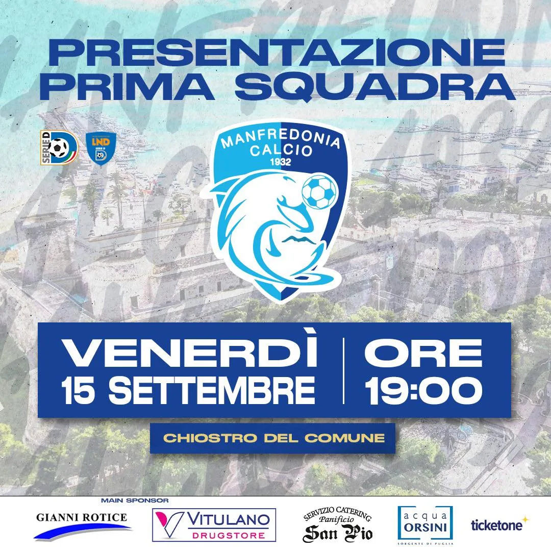 Il Manfredonia Calcio si presenta alla città