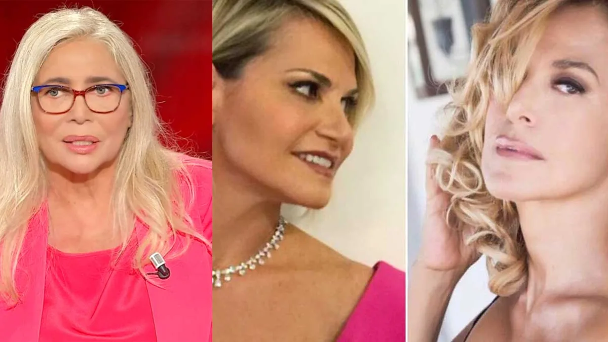 foto Simona Ventura Mara Venier Barbara D'Urso