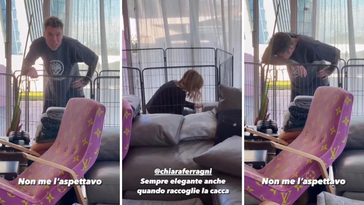 Chiara Ferragni in imbarazzo