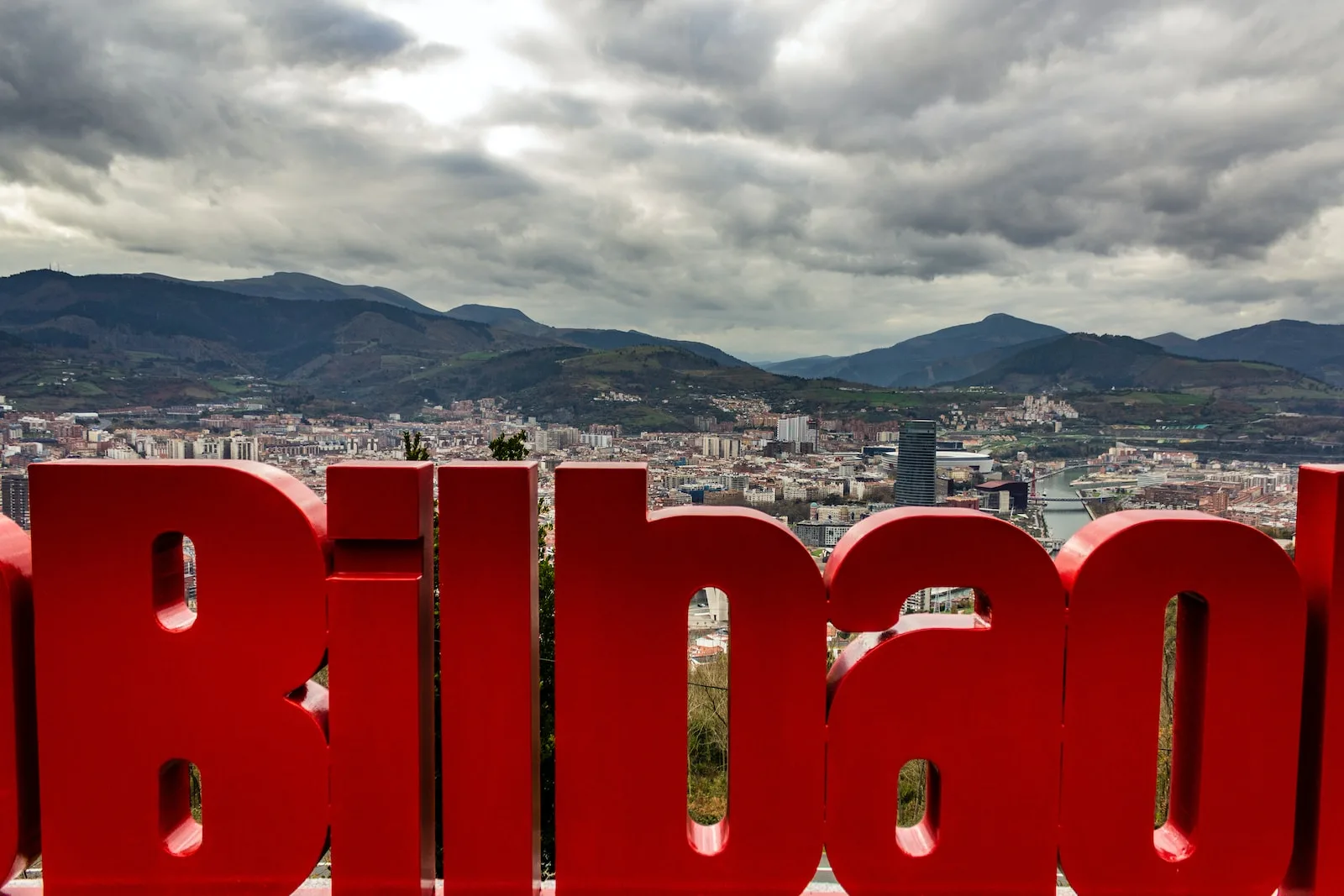 red signage