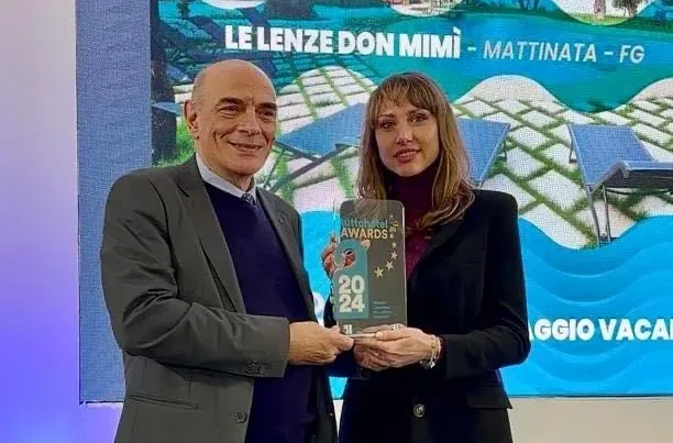 Le Lenze Glamping di Mattinatella premiato come Miglior Camping/Villaggio Vacanza