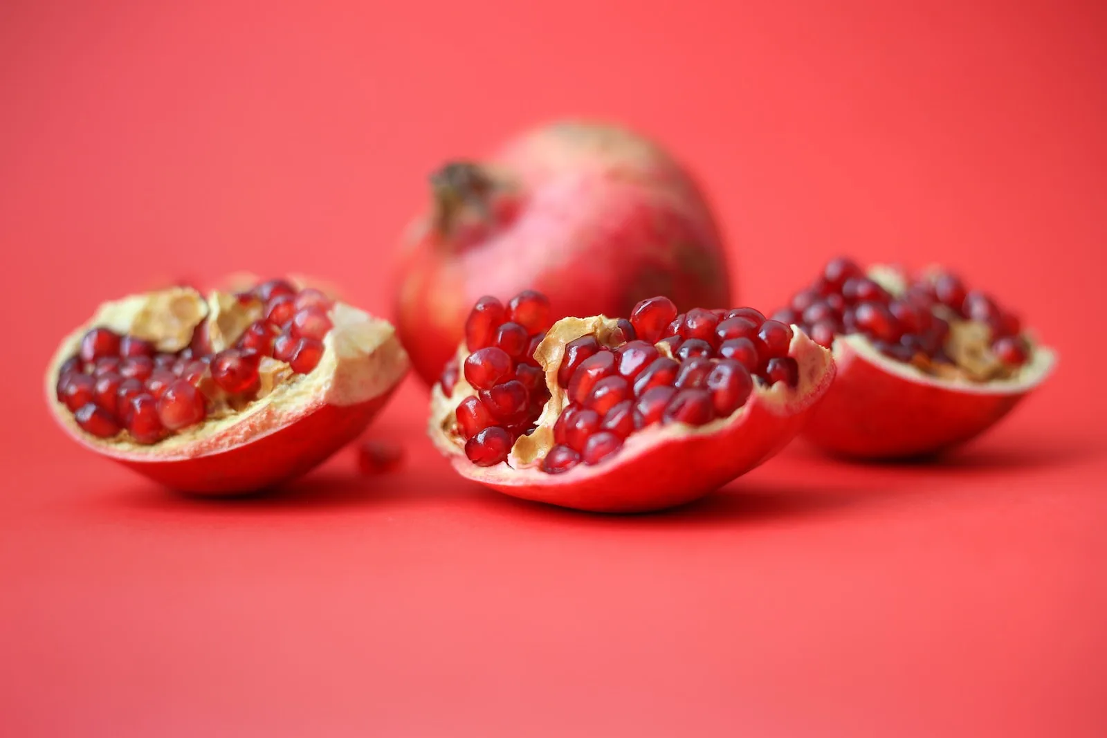 red fruit on red table