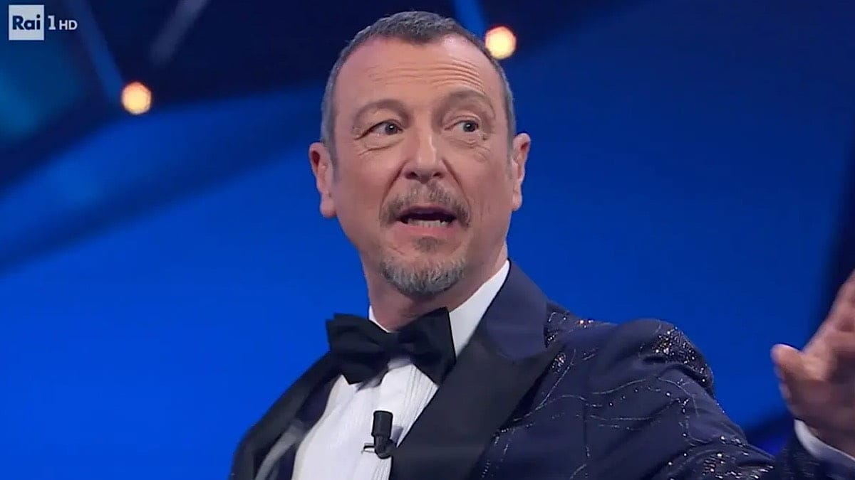 foto Sanremo 2024 Amadeus artisti no