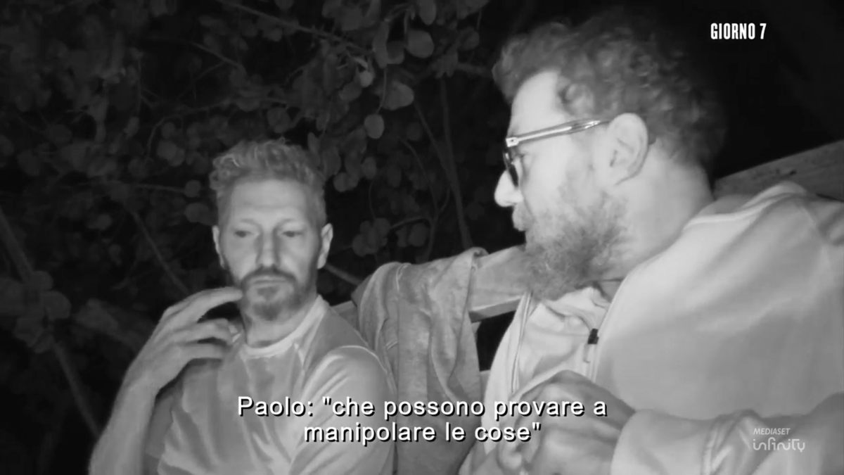 Omar Fantini e Paolo Vallesi all'Isola dei famosi