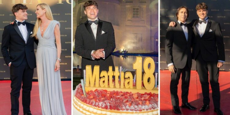 Federica Panicucci Mario Fargetta compleanno figlio