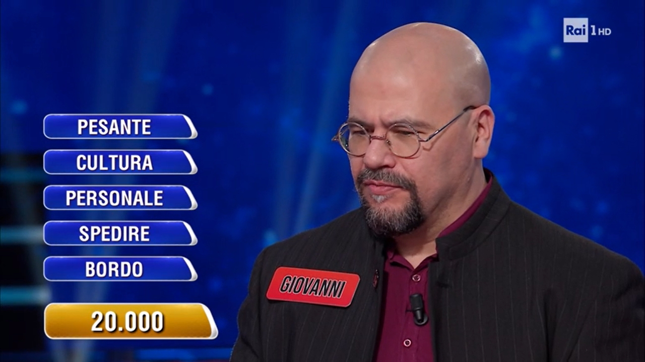 Giovanni alla Ghigliottina del 6 giugno 2025