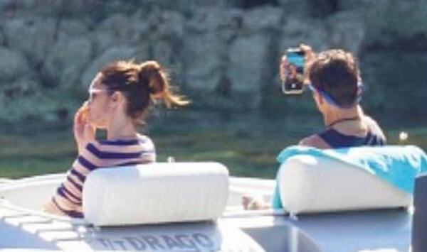 Pier Silvio Berlusconi e Silvia Toffanin in Costa Azzurra