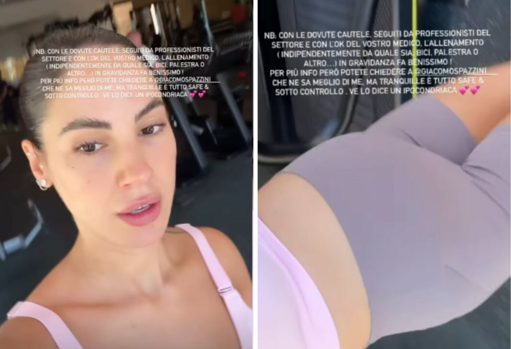 Giulia De Lellis palestra
