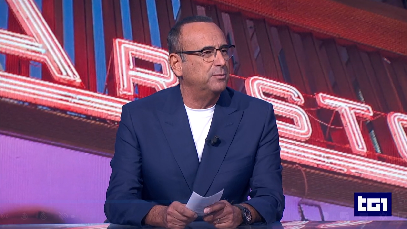 Carlo Conti annuncia i big di Sanremo 2026