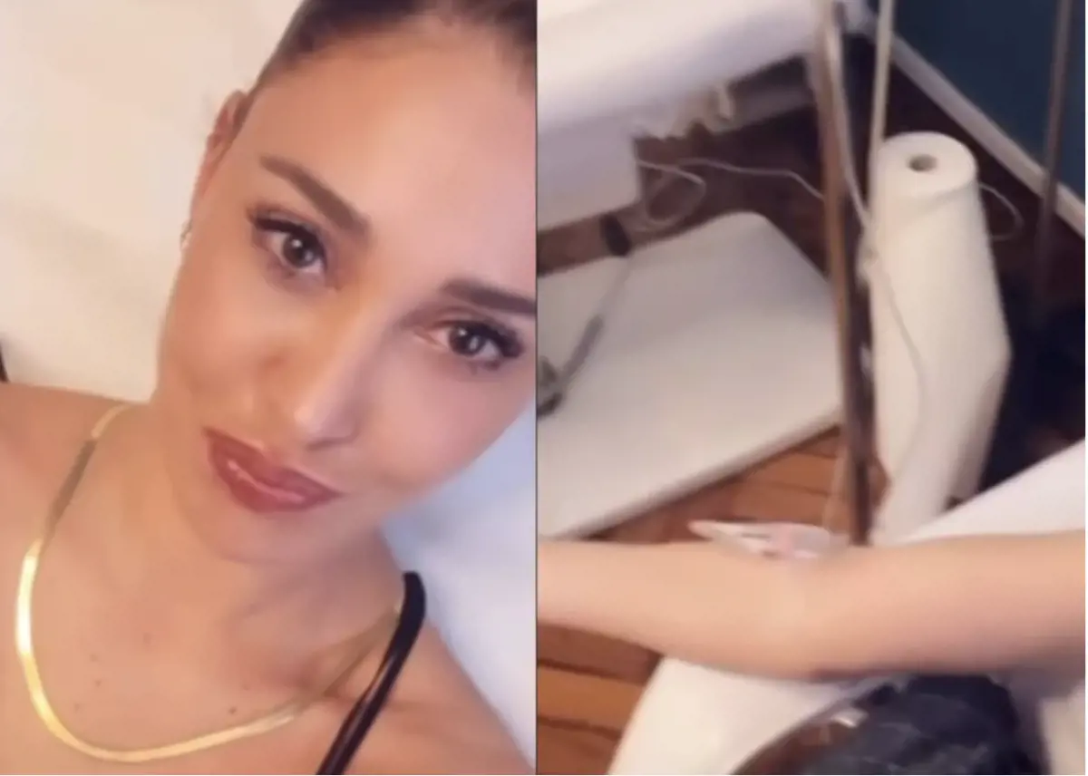 Belen Rodriguez flebo