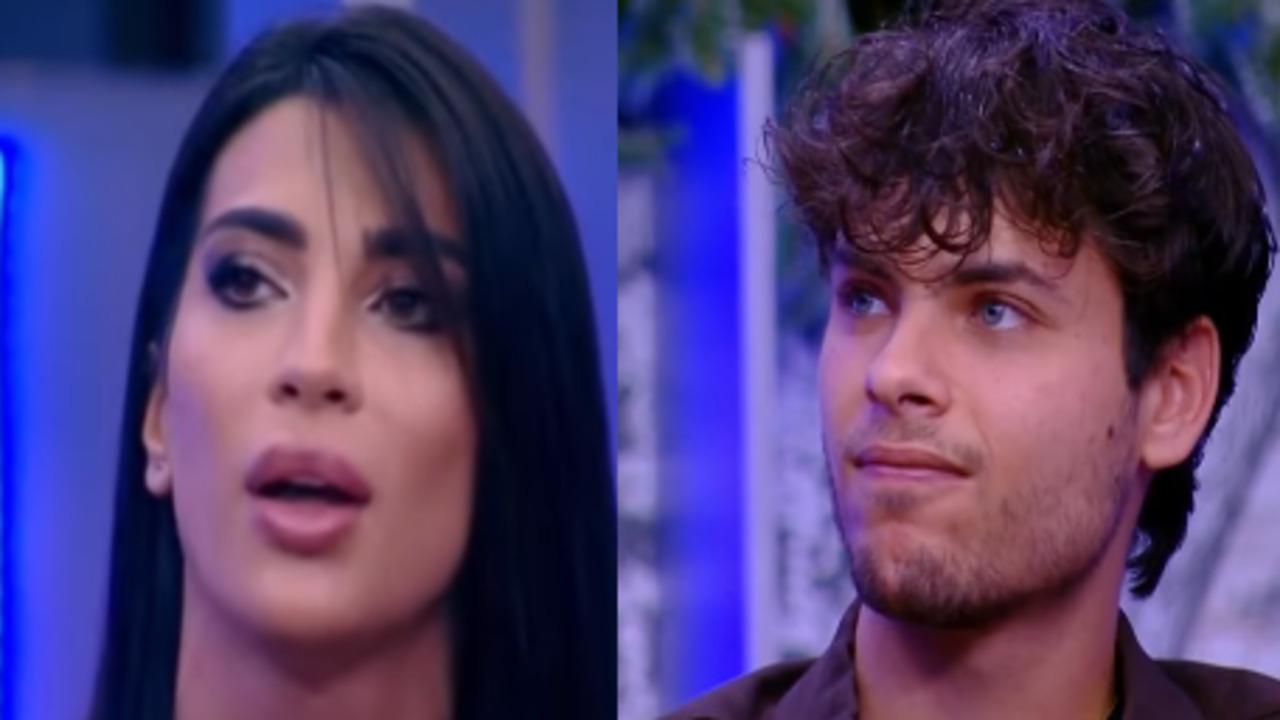 Rasha e Simone al Grande Fratello ( Screenshot Mediaset Infinity)