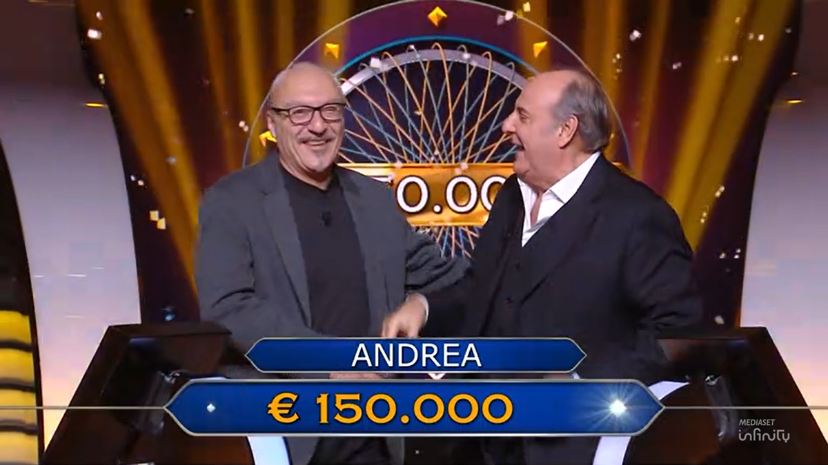 Chi Vuol Essere Milionario, chi è Andrea il nuovo campione del torneo di Gerry Scotti
