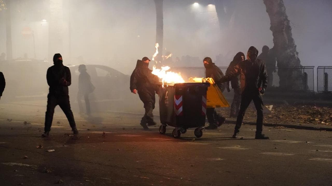 Guerriglia a Torino Askatasuna