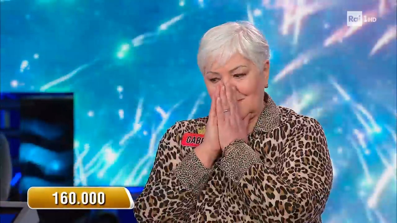 Vittoria L'Eredità del 18 febbraio con Gabriella