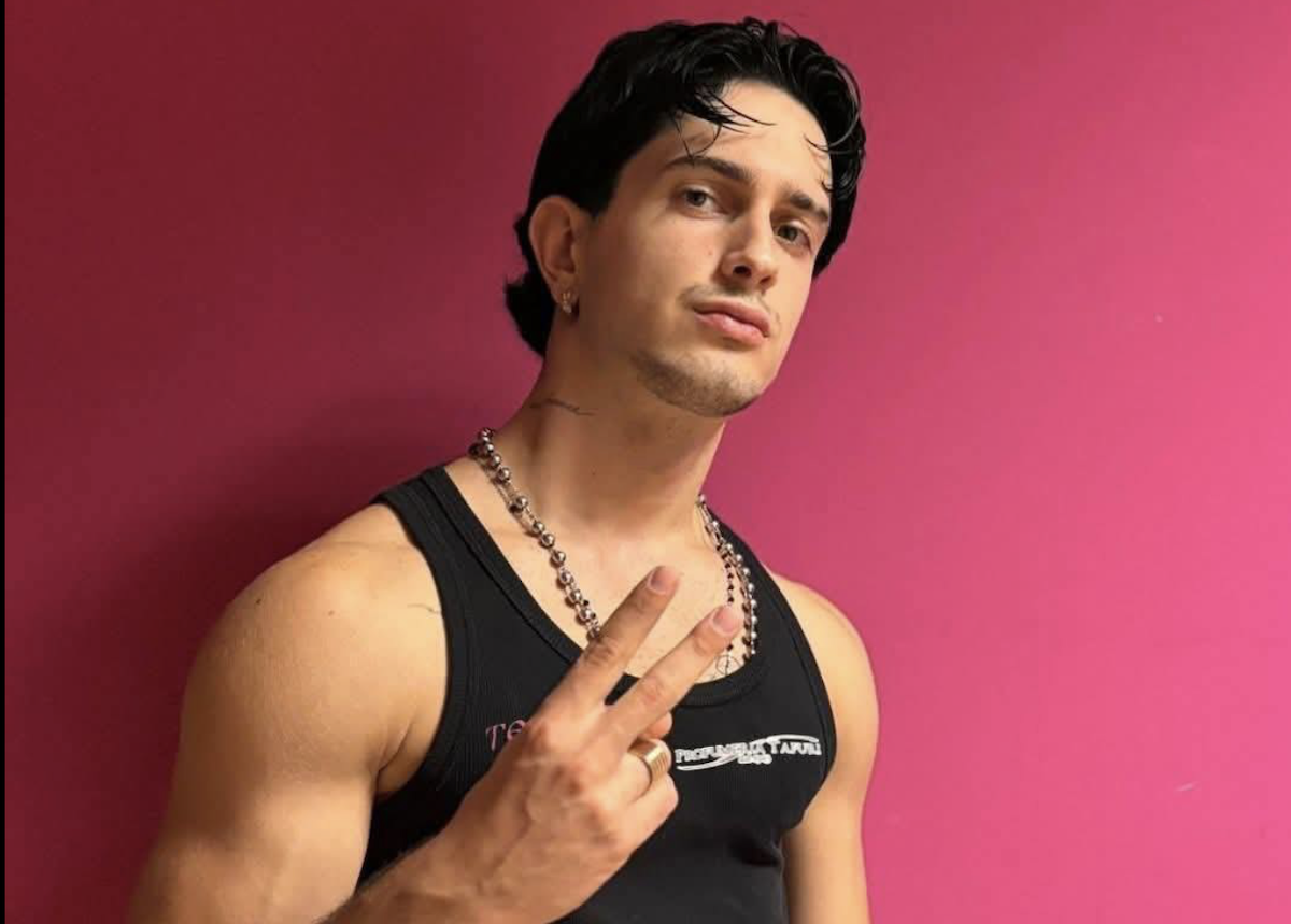 Il nuovo ballerino di Amici 25 Antonio Stillante in uno scatto social