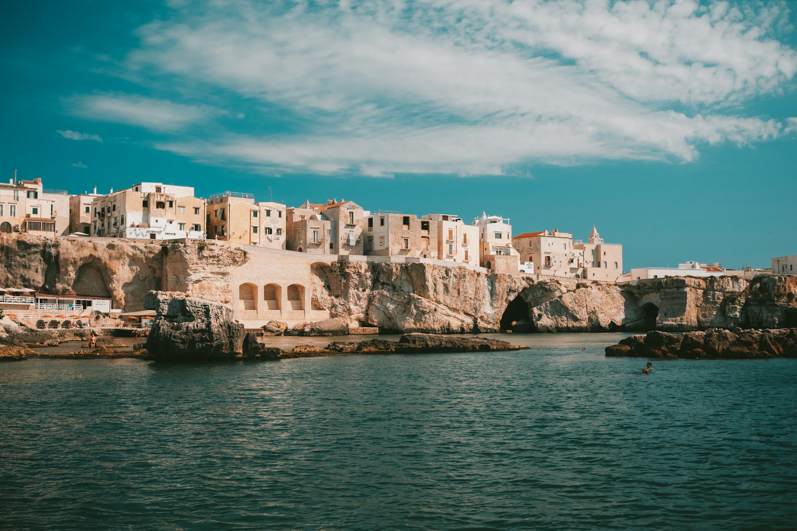 a large body of water with buildings on top of it