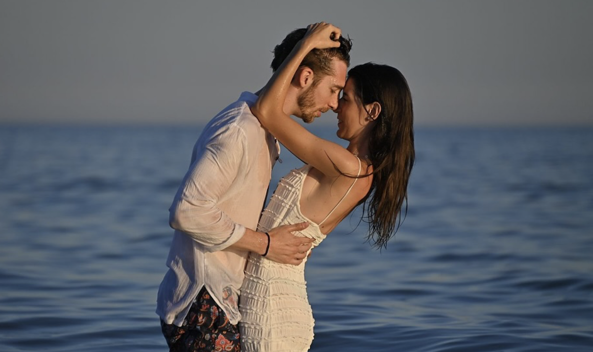Vanessa Dalla Vedova fidanzata di Niccolò Maci in uno scatto al mare