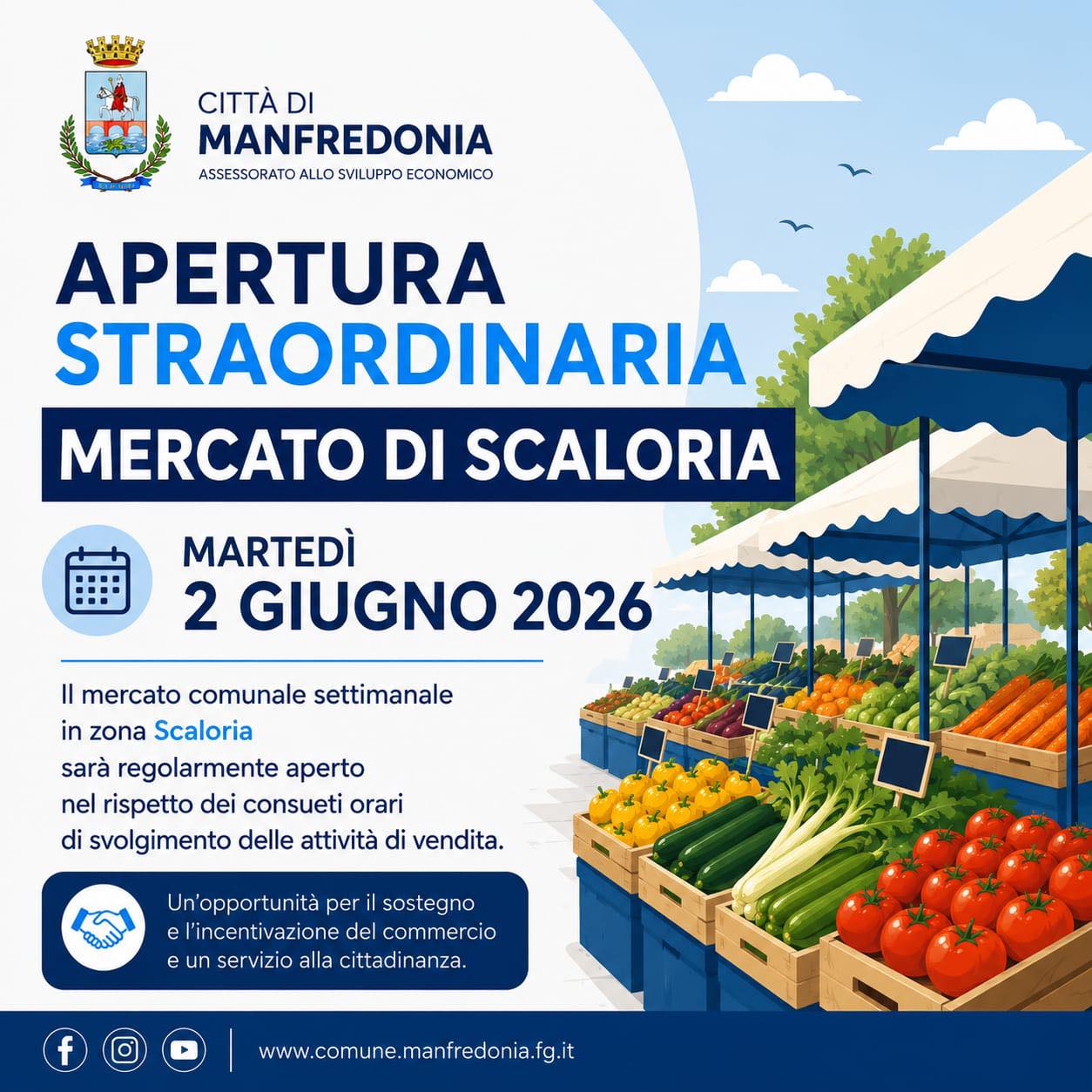 manfredonia mercato scaloria aperto regolarmente il 2 giugno da Ilsipontino.net manfredonia mercato scaloria aperto regolarmente il 2 giugno