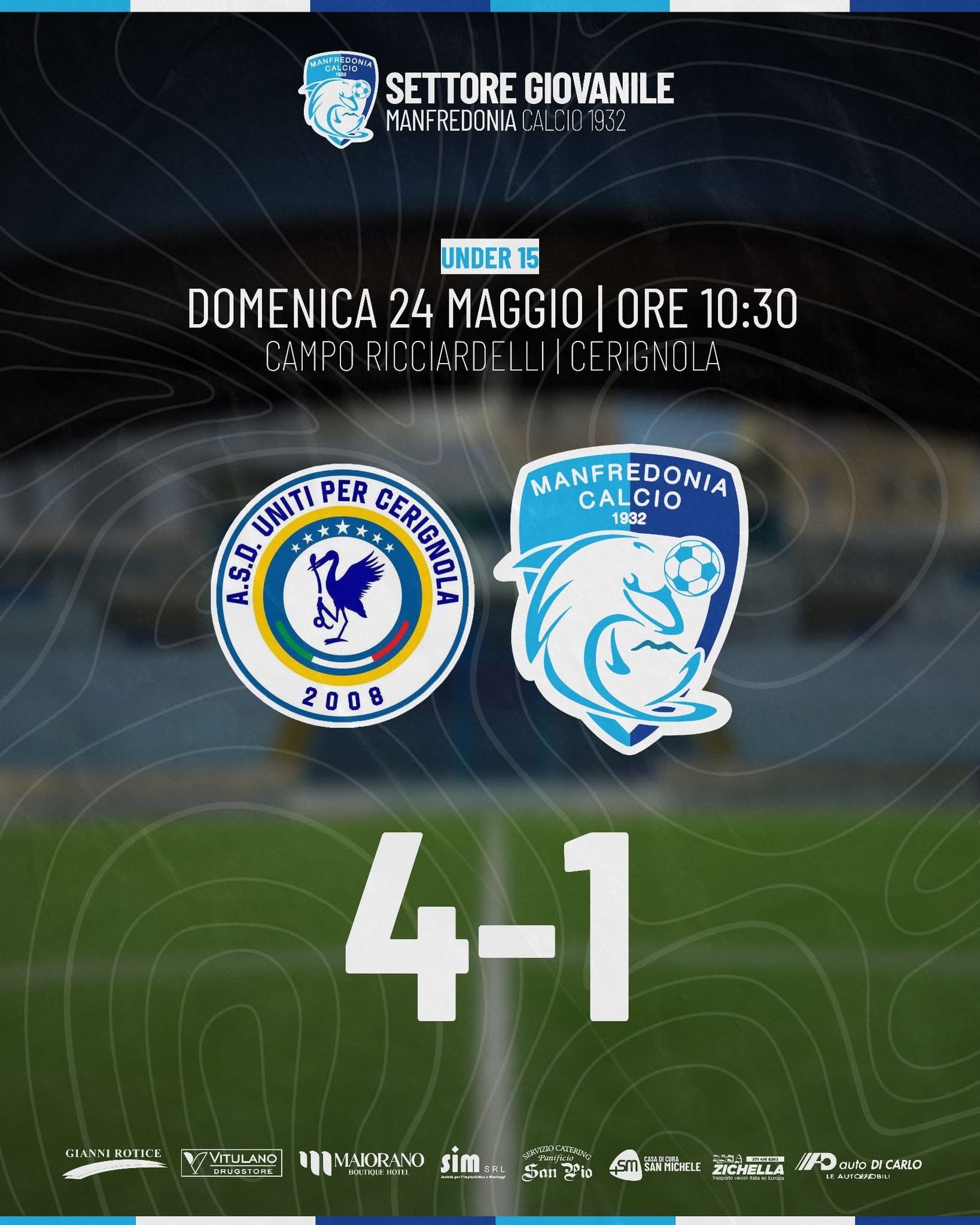 domenica amara per l8217under 15 del manfredonia calcio da Ilsipontino.net domenica amara per l8217under 15 del manfredonia calcio