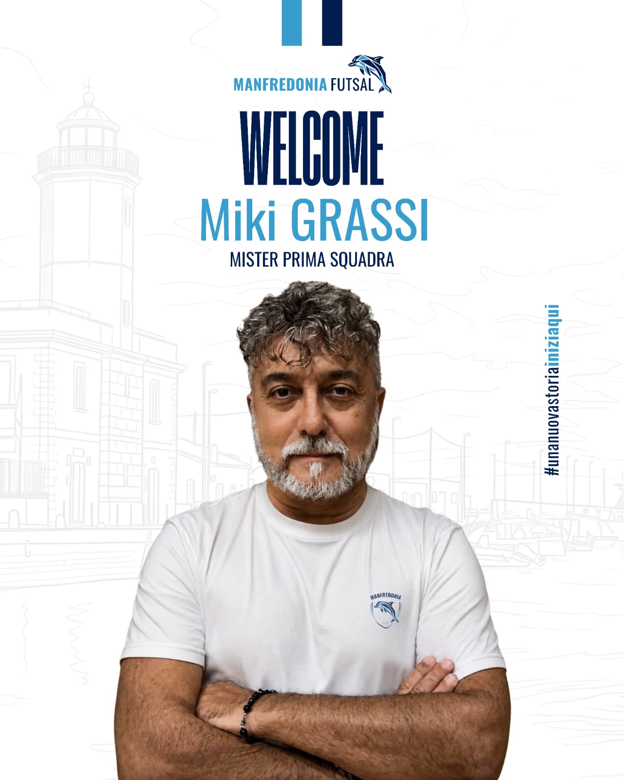 Miki Grassi nuovo allenatore del Manfredonia Futsal