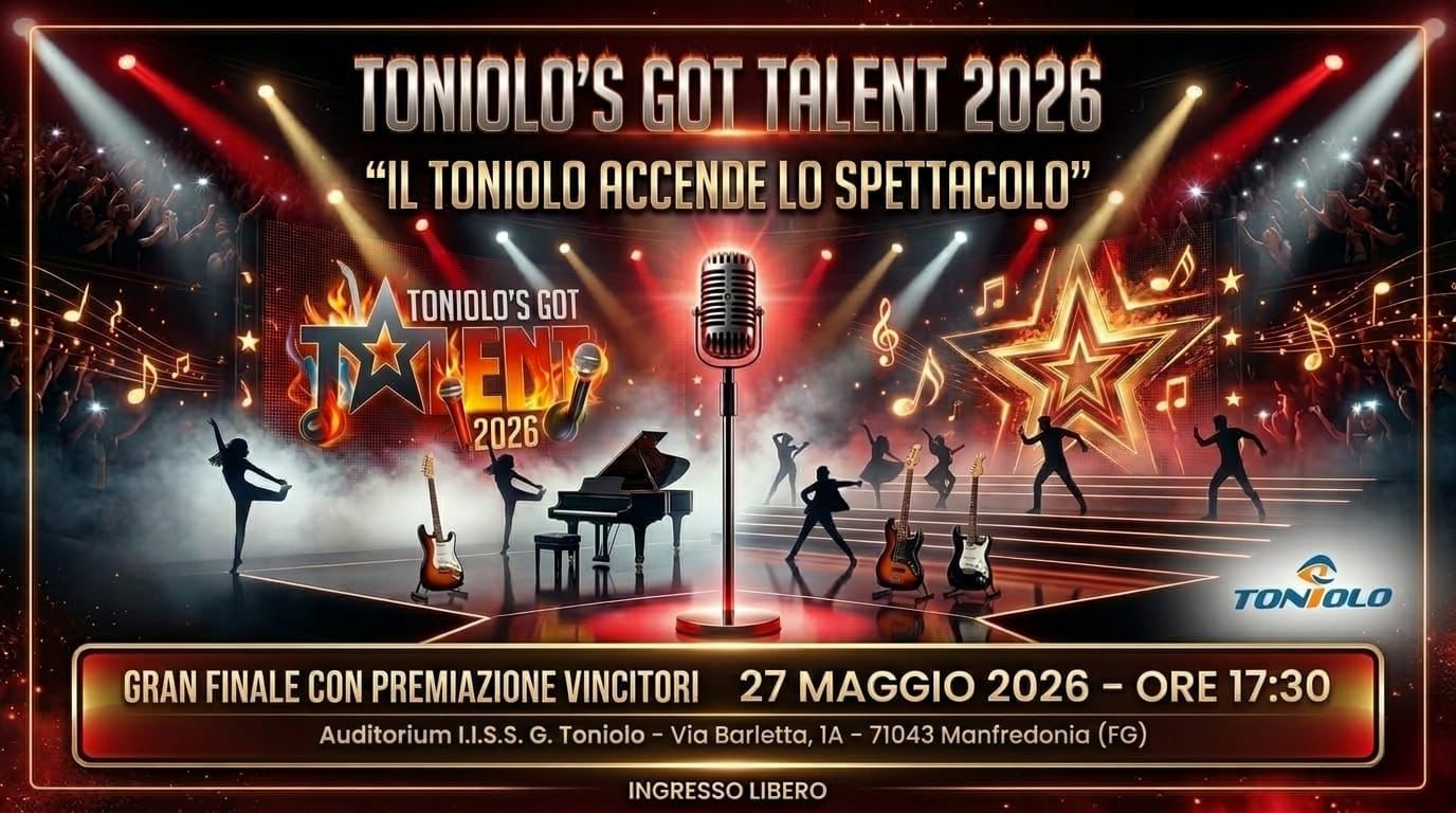 toniolo8217s got talent 2026 gran finale mercoled236 27 maggio da Ilsipontino.net toniolo8217s got talent 2026 gran finale mercoled236 27 maggio