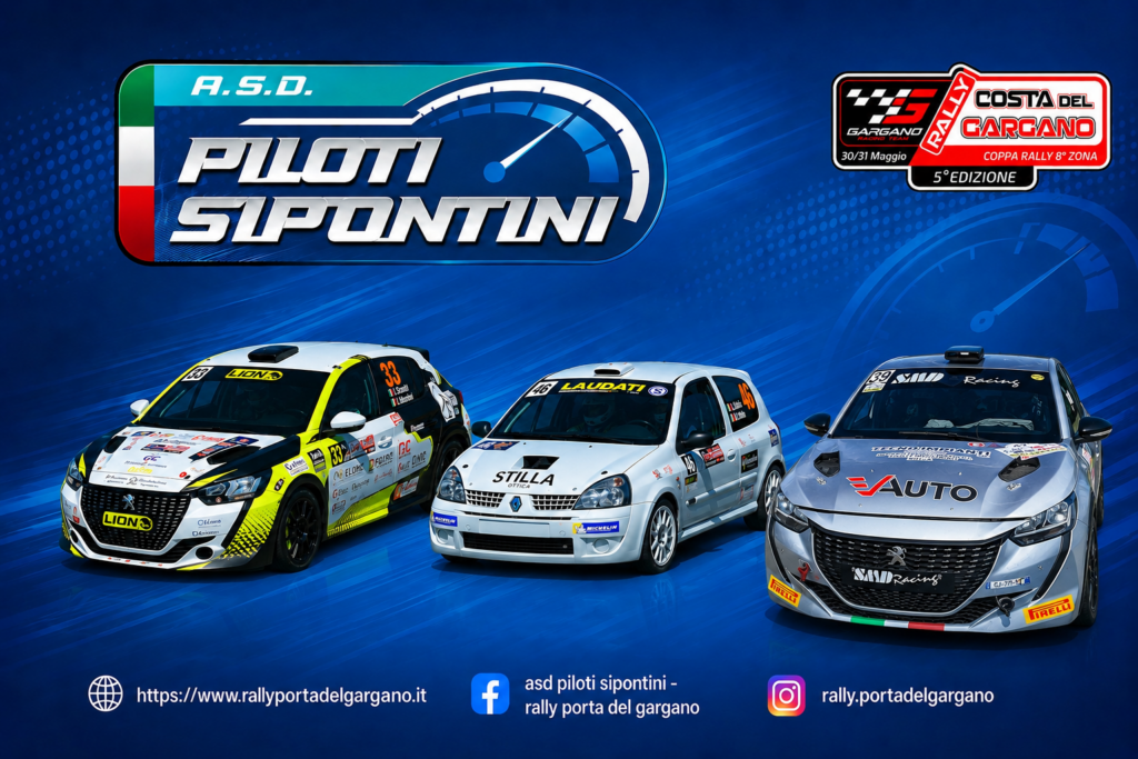 piloti sipontini pronti per il 5176rally costa del gargano da Ilsipontino.net piloti sipontini pronti per il 5176rally costa del gargano