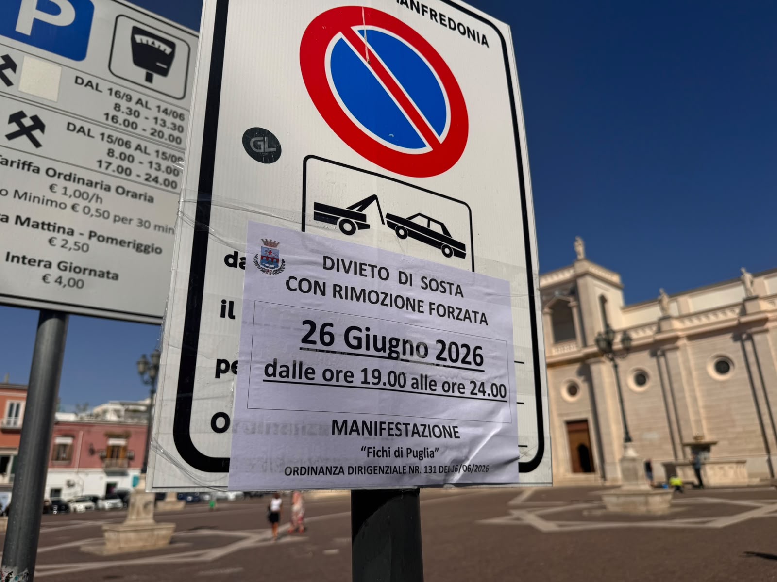 fichi di puglia a manfredonia divieto di sosta dalle 19 di venerd236 26 giugno da Ilsipontino.net fichi di puglia a manfredonia divieto di sosta dalle 19 di venerd236 26 giugno
