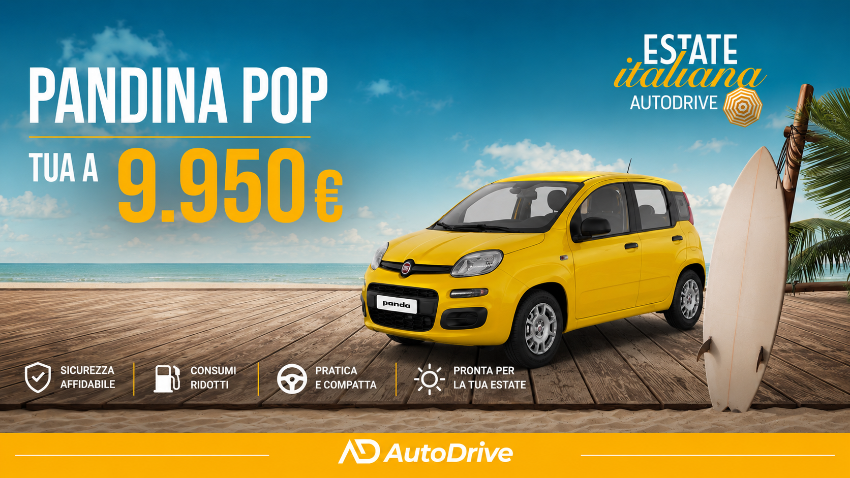 autodrive lancia estate italiana pandina da 9950 euro e fino a 5000 euro di vantaggi sulla gamma fiat da Ilsipontino.net autodrive lancia estate italiana pandina da 9950 euro e fino a 5000 euro di vantaggi sulla gamma fiat