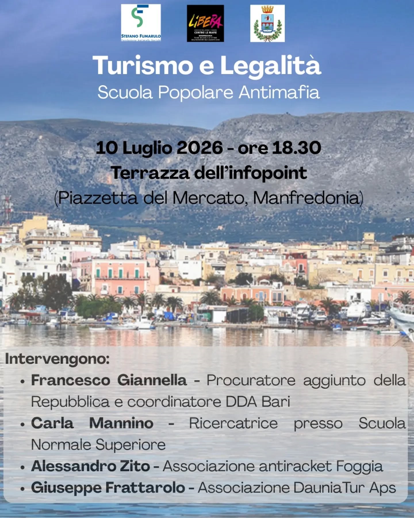 turismo e legalit224 un dialogo necessario a manfredonia da Ilsipontino.net turismo e legalit224 un dialogo necessario a manfredonia