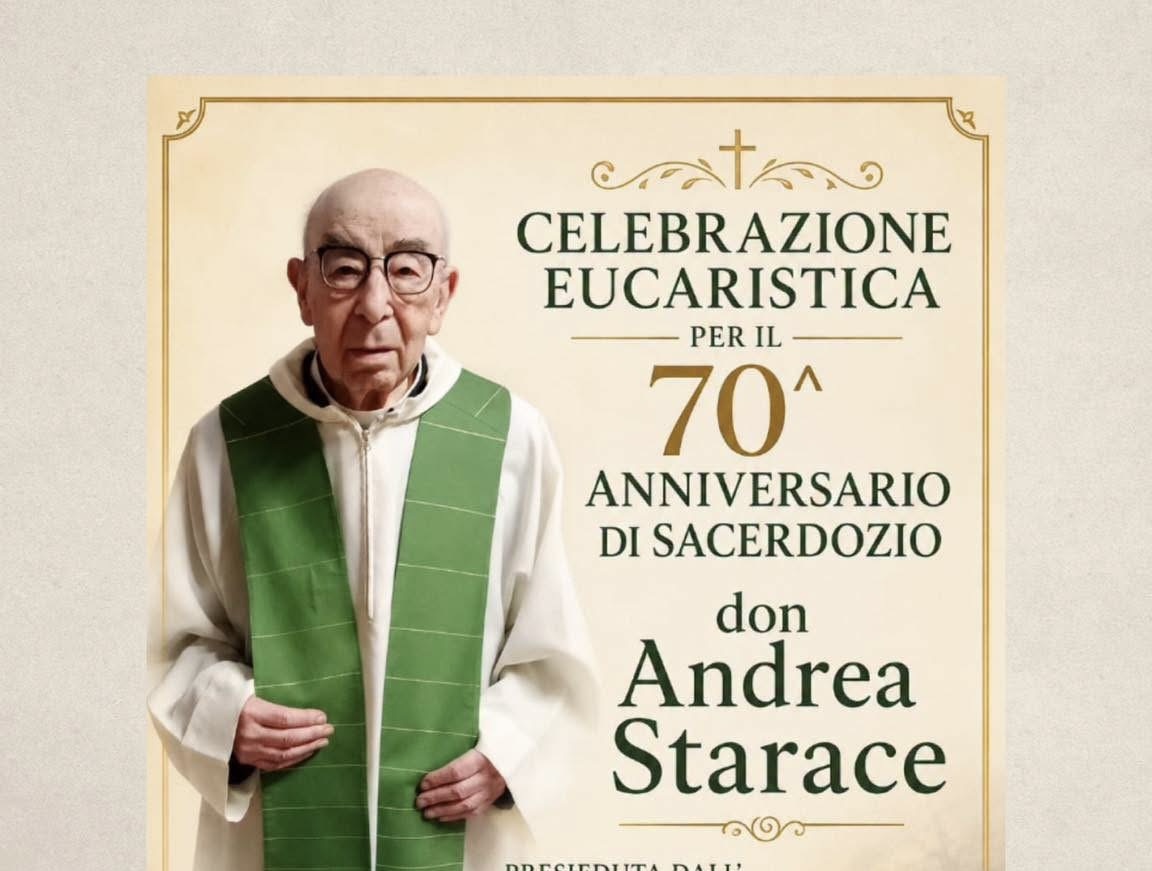 70176 anniversario di sacerdozio del caro mons andrea starace da Ilsipontino.net 70176 anniversario di sacerdozio del caro mons andrea starace