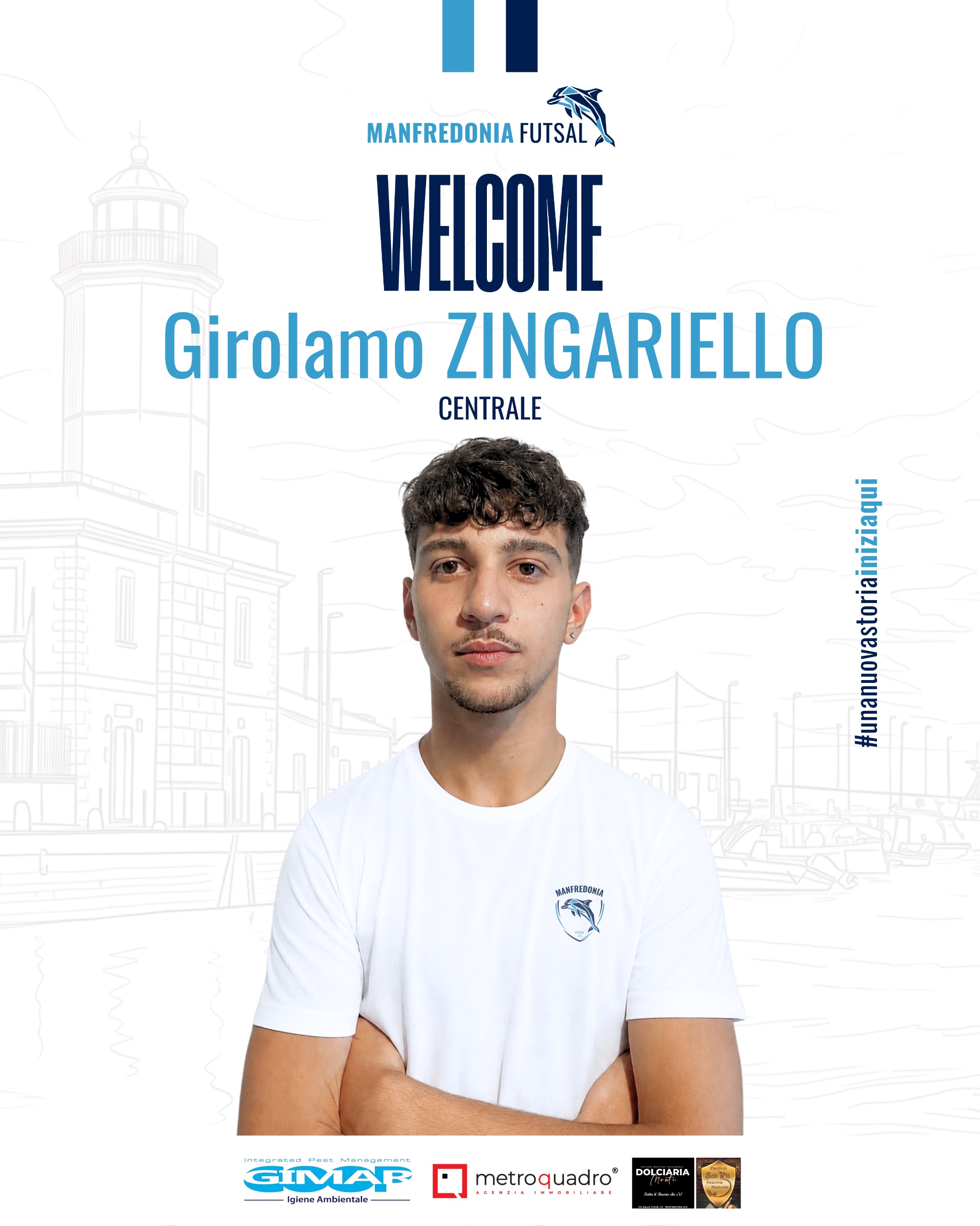 Manfredonia Futsal, Girolamo Zingariello è biancoceleste