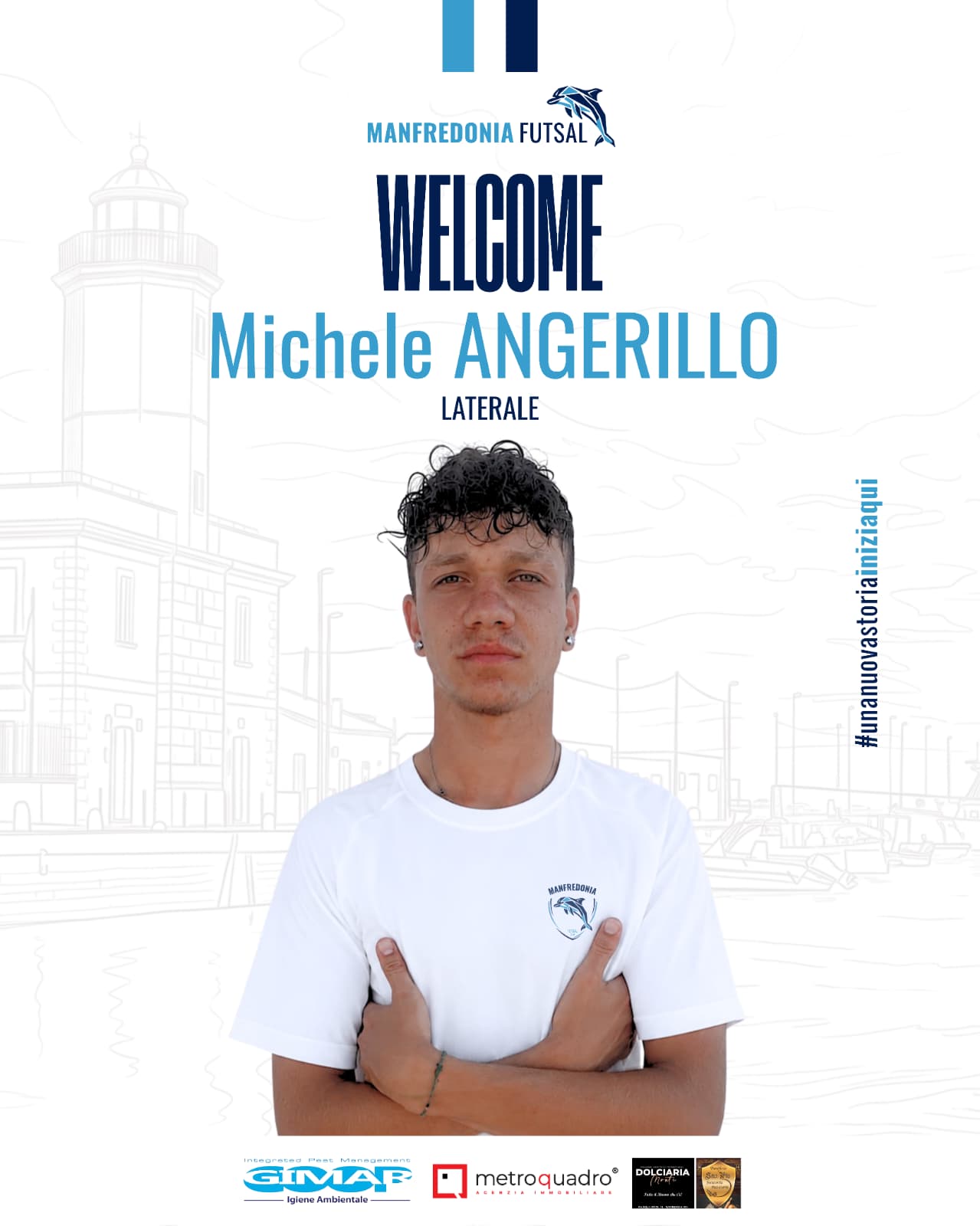 Manfredonia Futsal, Michele Angerillo nuovo biancoceleste