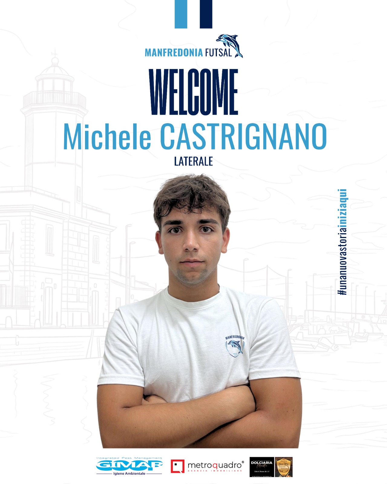Manfredonia Futsal, accordo con Michele Castrignano