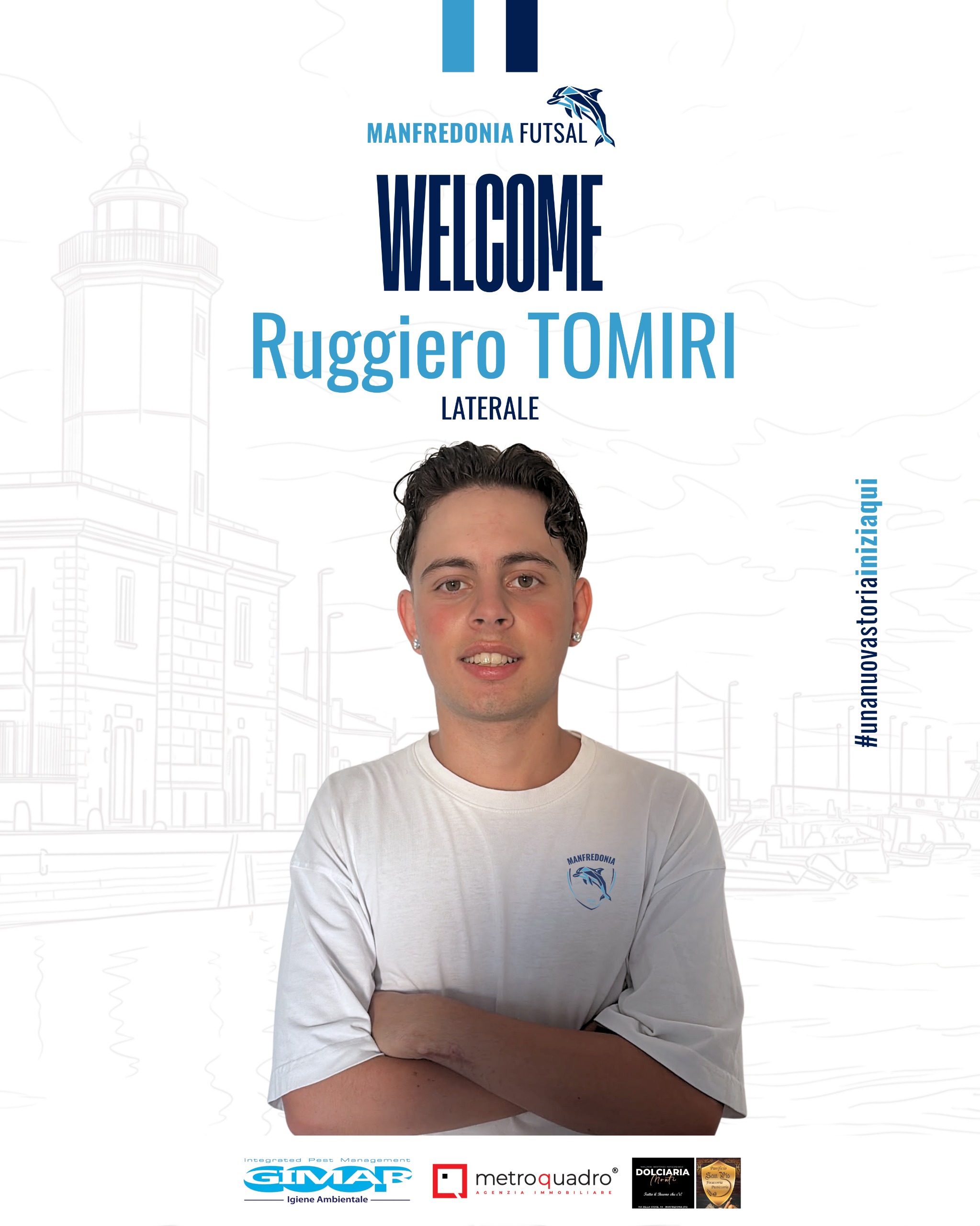 Manfredonia Futsal, ecco il giovane mancino Ruggiero Tomiri