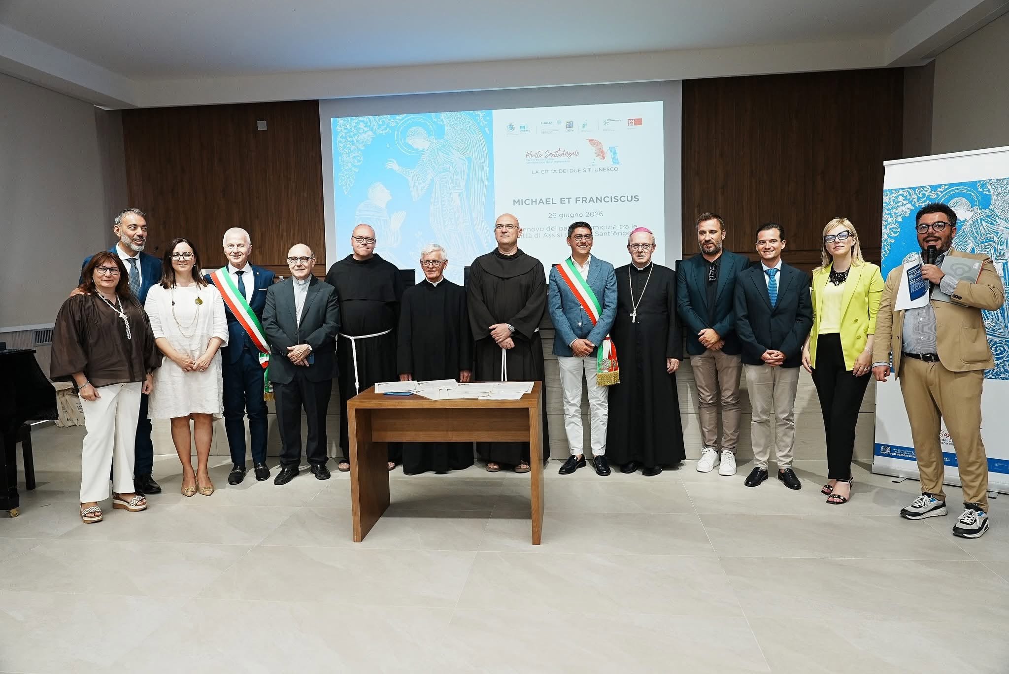 monte sant8217angelo e assisi rinnovano il patto di amicizia nel segno di san michele e san francesco da Ilsipontino.net monte sant8217angelo e assisi rinnovano il patto di amicizia nel segno di san michele e san francesco