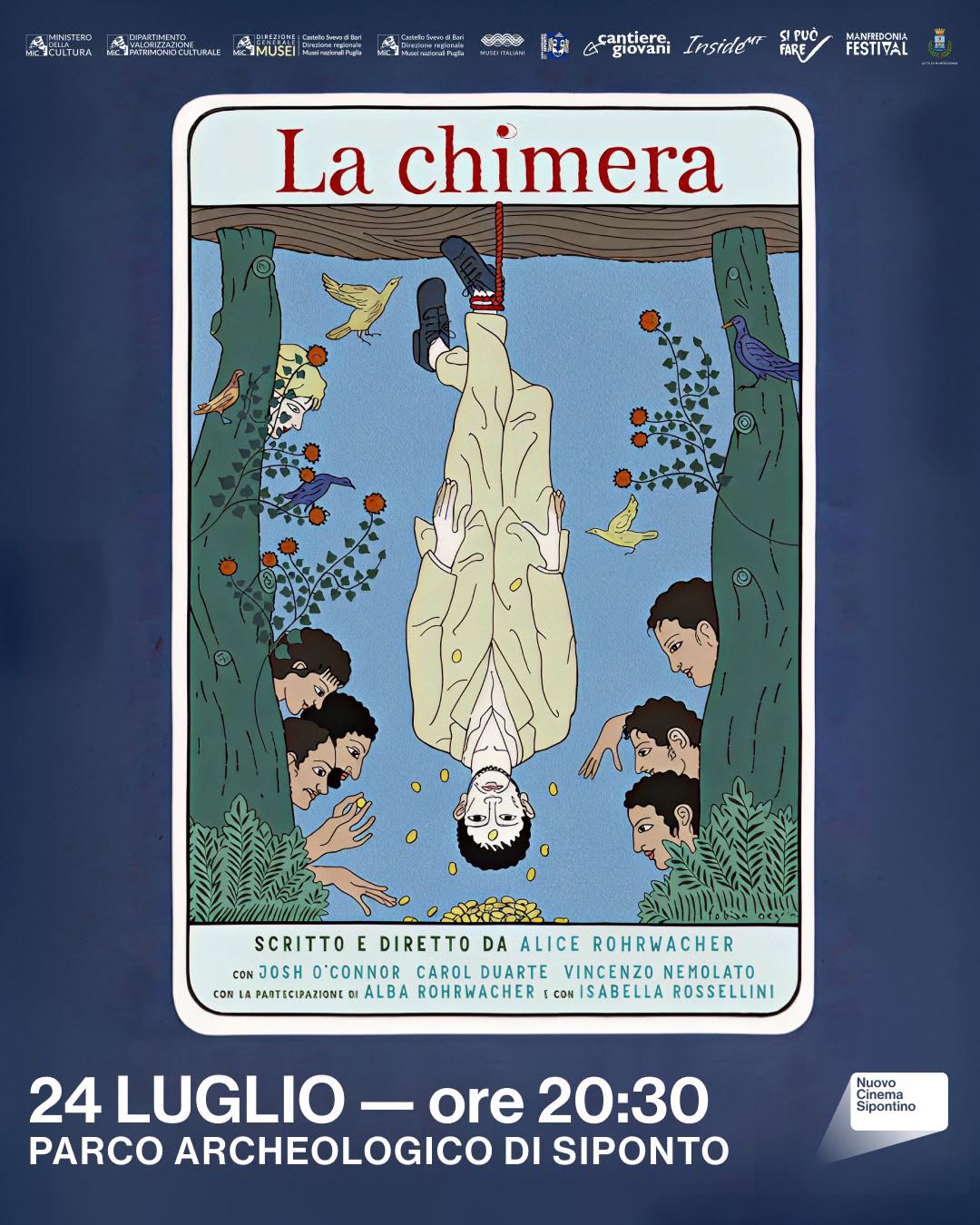 cinema sotto le stelle al parco archeologico di siponto da Ilsipontino.net cinema sotto le stelle al parco archeologico di siponto