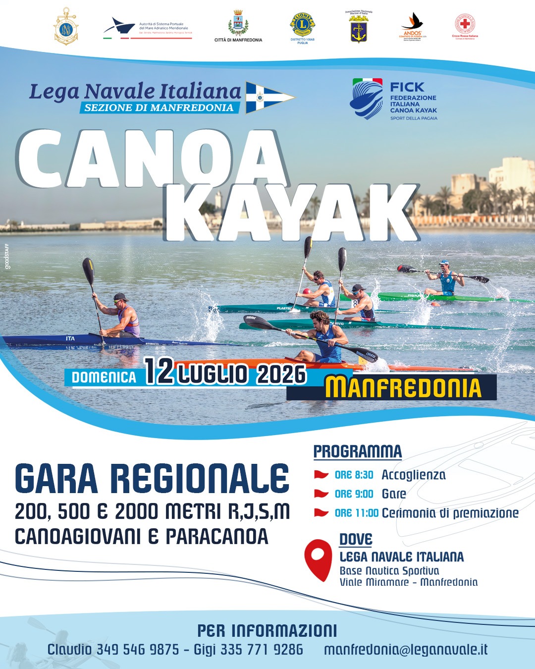 gara regionale di canoa a manfredonia da Ilsipontino.net gara regionale di canoa a manfredonia