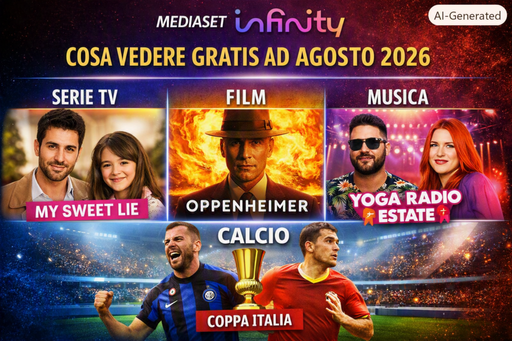 cosa vedere gratis su mediasetinfinity ad agosto2026 film serie e musica per tutti i gusti da Ilsipontino.net cosa vedere gratis su mediasetinfinity ad agosto2026 film serie e musica per tutti i gusti