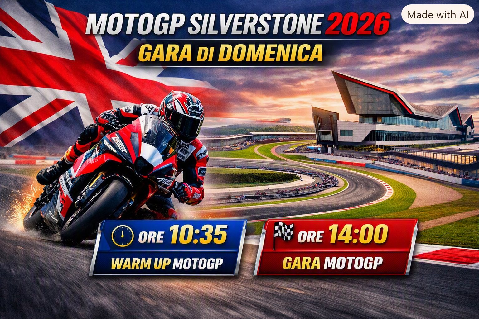 MotoGp Silverstone 2026, domenica 9 agosto la gara: ecco orari e dove vederla in chiaro
