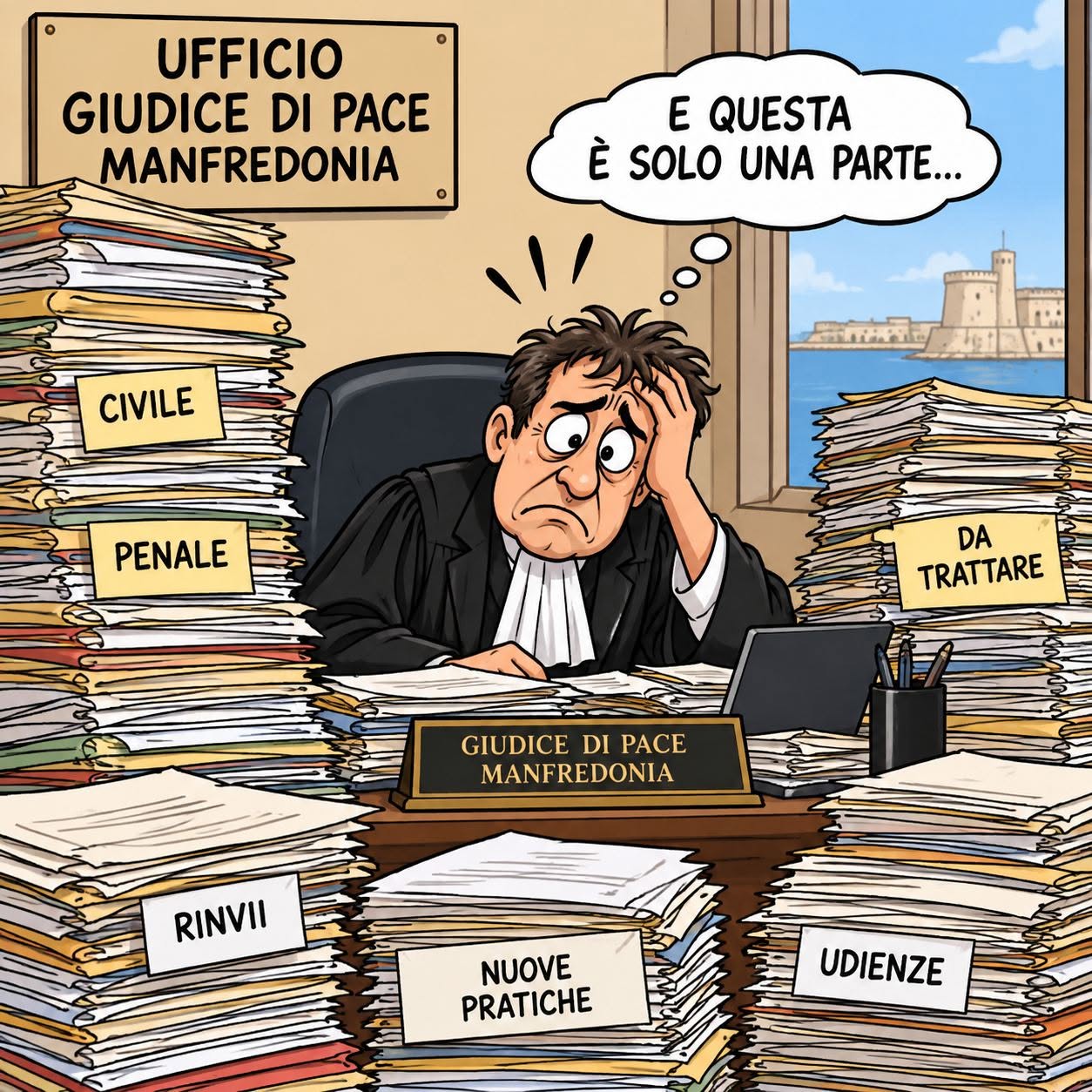 giudice di pace manfredonia non pu242 essere lasciata sola un magistrato per 1313 procedimenti da Ilsipontino.net giudice di pace manfredonia non pu242 essere lasciata sola un magistrato per 1313 procedimenti