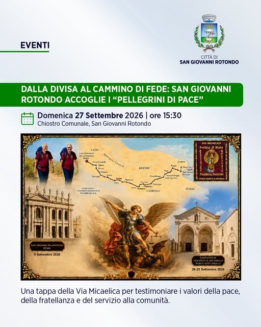 san giovanni rotondo si prepara ad accogliere giuliano maltempi da Ilsipontino.net san giovanni rotondo si prepara ad accogliere giuliano maltempi