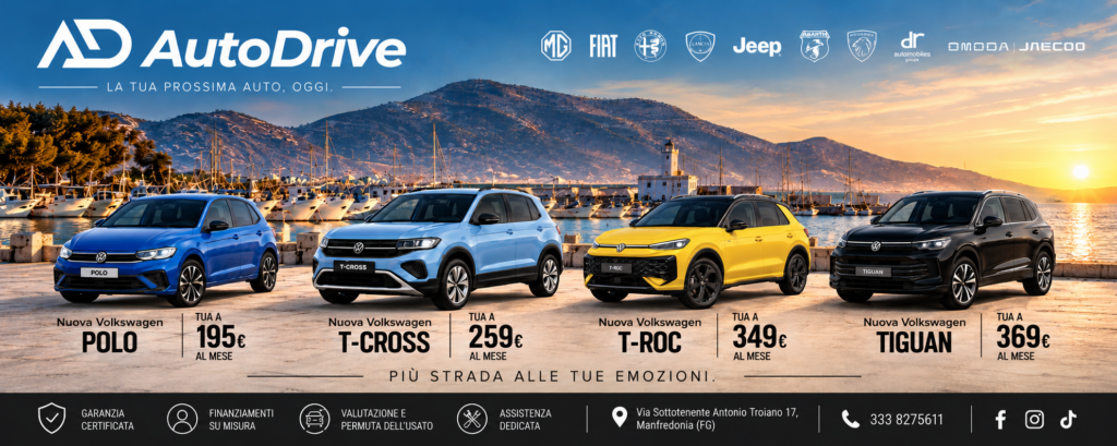 volkswagen arriva da autodrive a manfredonia quattro nuove offerte per polo t cross t roc e tiguan da Ilsipontino.net volkswagen arriva da autodrive a manfredonia quattro nuove offerte per polo t cross t roc e tiguan