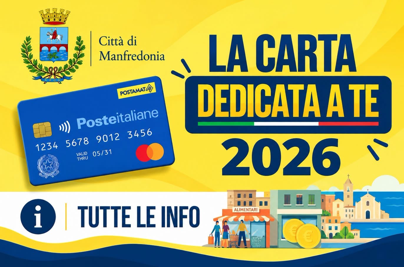 manfredonia avviate le verifiche della carta dedicata a te da Ilsipontino.net manfredonia avviate le verifiche della carta dedicata a te