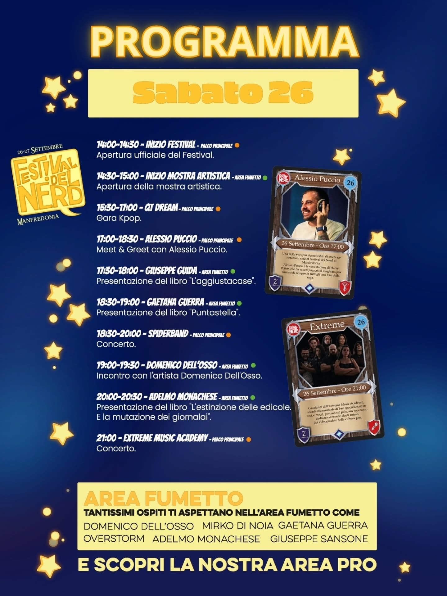 festival del nerd di manfredonia il programma di sabato da Ilsipontino.net festival del nerd di manfredonia il programma di sabato