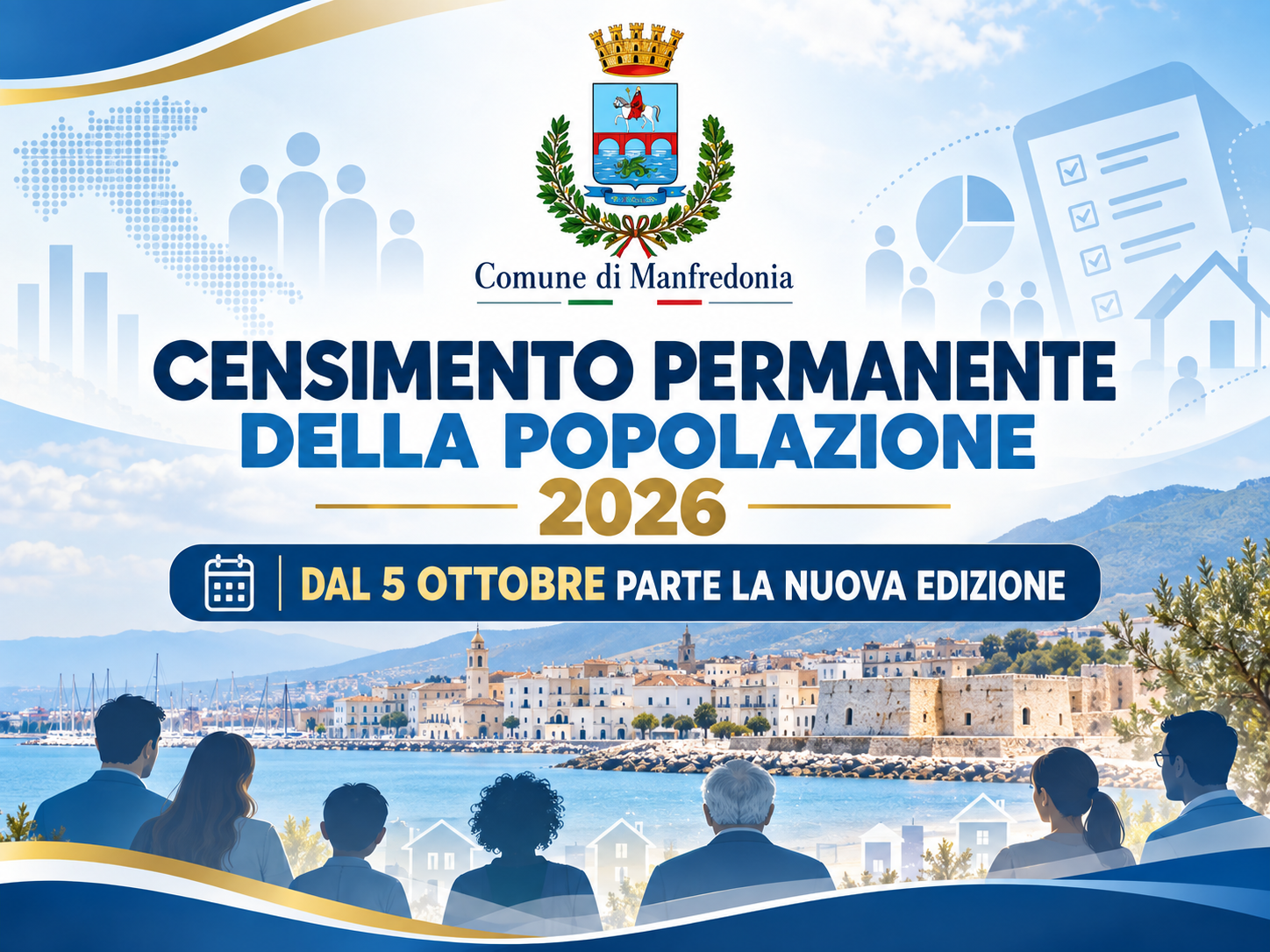 manfredonia censimento permanente della popolazione 2026 dal 5 ottobre parte la nuova edizione da Ilsipontino.net manfredonia censimento permanente della popolazione 2026 dal 5 ottobre parte la nuova edizione